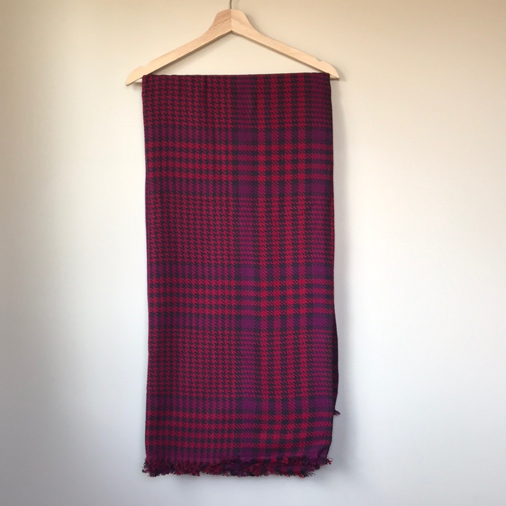 Banana Republic plaid blanket scarf